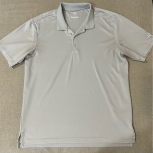 Adidas Light Gray Golf Polo Shirt